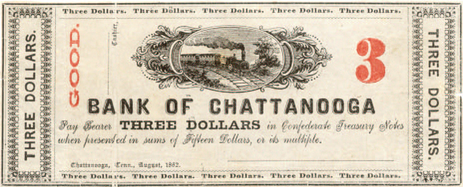 Bk Chattanooga $3 G-83